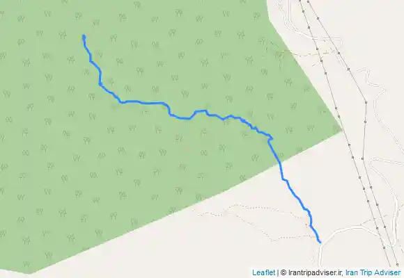 ترک جی پی اس مسیر دالان بهشت جنگل ابر