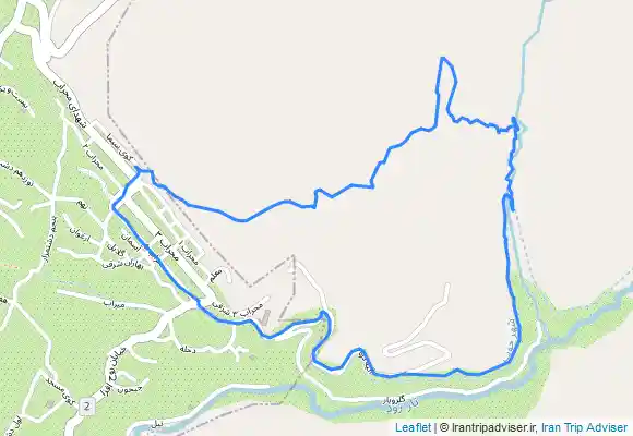 ترک جی پی اس آبشار آینه رود