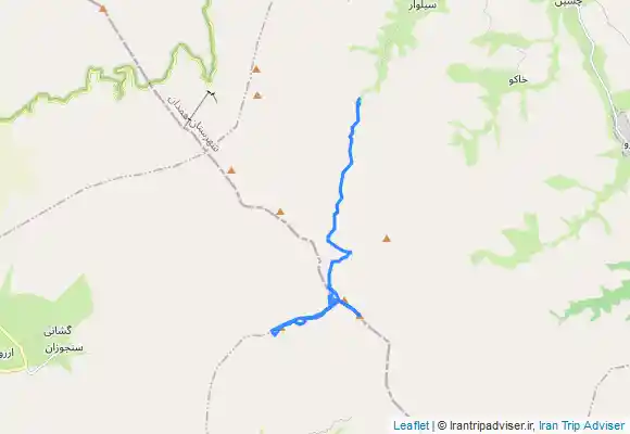 ترک جی پی اس خط الراس قله های یخچال کوبری گاوبره اردک مردک