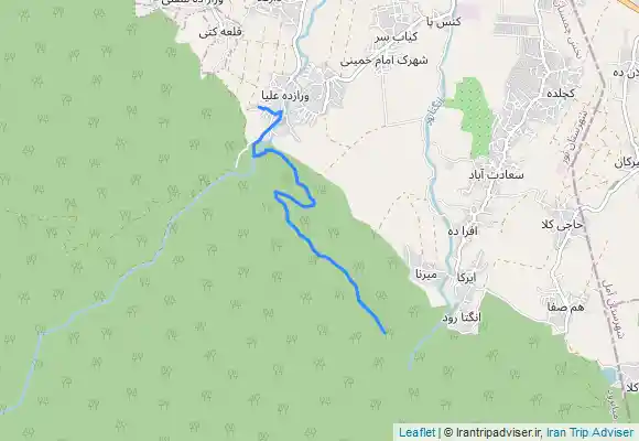 ترک جی پی اس جنگل ورازده کوله کشی