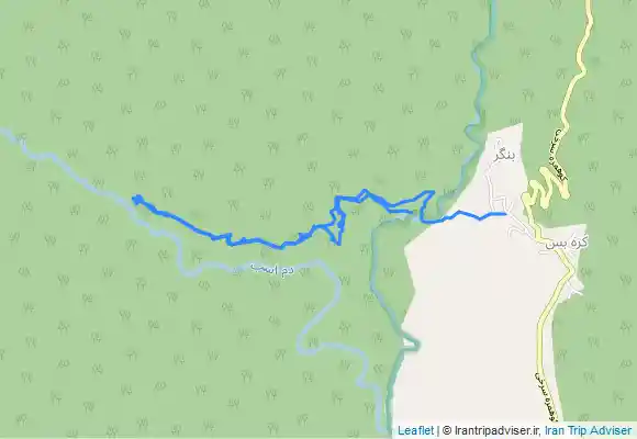 ترک جی پی اس آبشار دم اسب