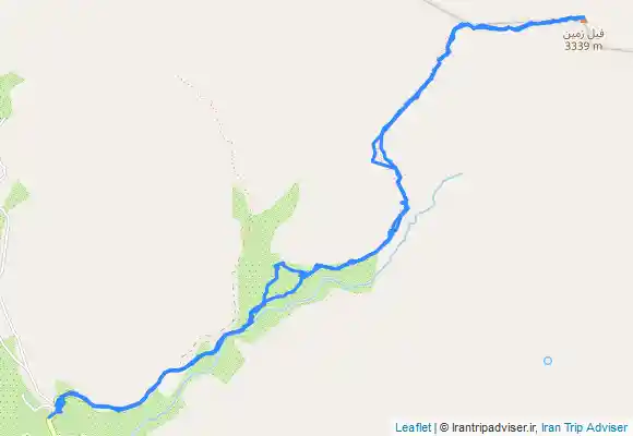 ترک جی پی اس قله فیل زمین