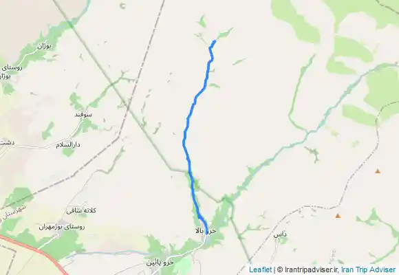 ترک جی پی اس آبشار خرو