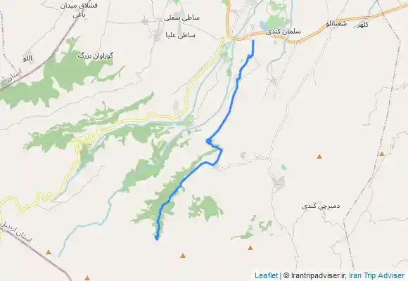 ترک جی پی اس آبشار گیزلی مشه
