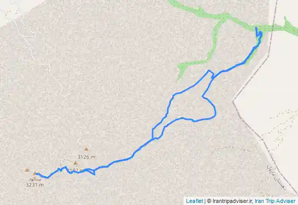 ترک جی پی اس بینالود از دره و برگشت از جانپناه ایمانی