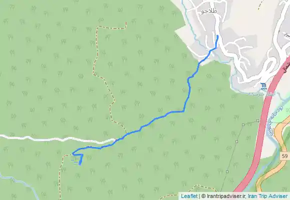 ترک جی پی اس مرداب هسل از روستای طلاجو