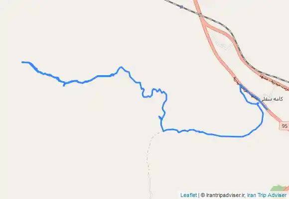 ترک جی پی اس جاده خاکی و خط الراس ایستگاه گدار به قله نیاز و قله سبز آباد