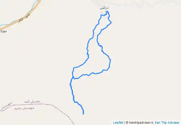 ترک جی پی اس صعود قله یامان داغی از درکش و برگشت از رودخانه