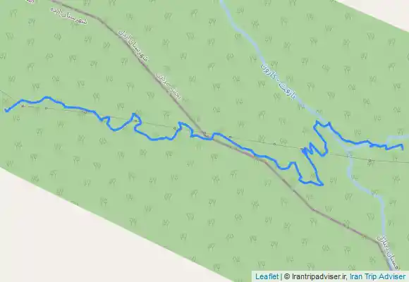 ترک جی پی اس آبشار هوفل پلنگی