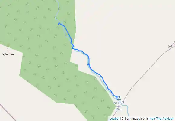 ترک جی پی اس آبشار زردلیمه تا روستای گزستان