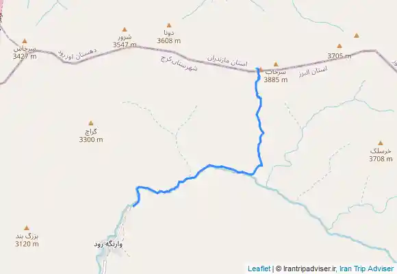 ترک جی پی اس کوه سرخاب