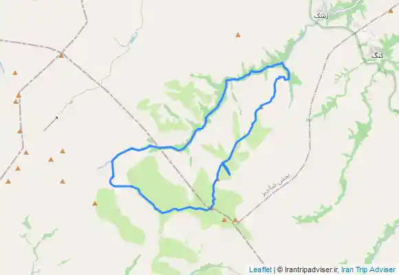 ترک جی پی اس پیمایش خط‌الرأس چمن ۱و۲و۳ و برگشت از چشمه نهل