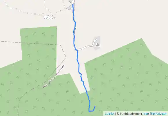 ترک جی پی اس آب بندان میان دره گرگان