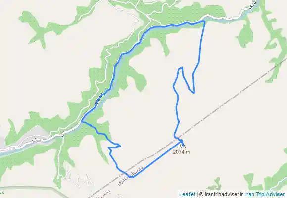 ترک جی پی اس قله کنگ از مسیر زشک