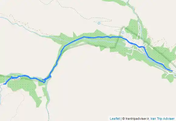 ترک جی پی اس آهار آبشار شکرآب آهار zebel