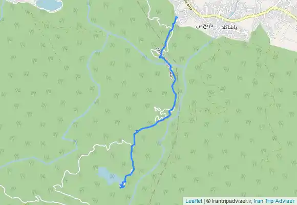 ترک جی پی اس Pāshā Kolā - Esterābād Maḩallehپیاده روی فرهنگیان نارنج بن  دریاچه ارواح 
