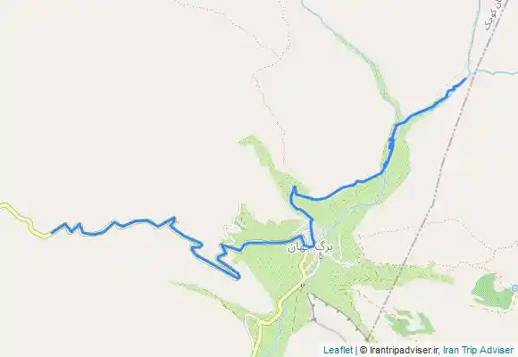 ترک جی پی اس Barg-e Joon waterfall