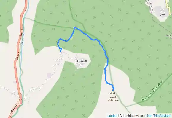 ترک جی پی اس قله امام زاده قاسم الیمستان 7 آبان 1400