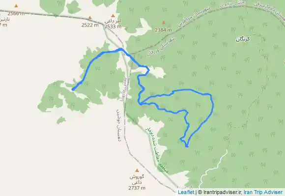 ترک جی پی اس سیدجبرییل- قاضی بلاغی- دره بوژان- تنگه گوروش