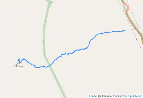 ترک جی پی اس کوه کمتال ارتفاع 2123 متر