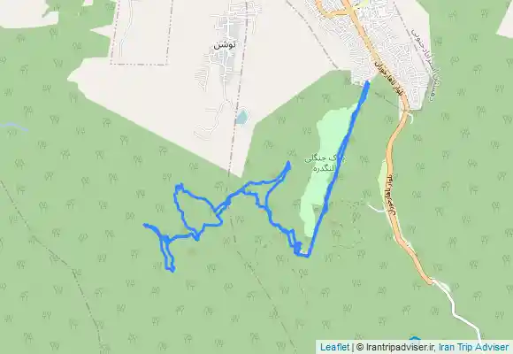 ترک جی پی اس النگ دره چشمه رنگو آبشار رنگو امام زاده رنگو
