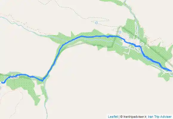 ترک جی پی اس آبشار شکرآب روستای آهار