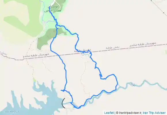 ترک جی پی اس هفت حوض به سد طرق