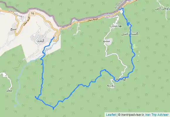 ترک جی پی اس بهشت درسی ساری بولاغ آق چای