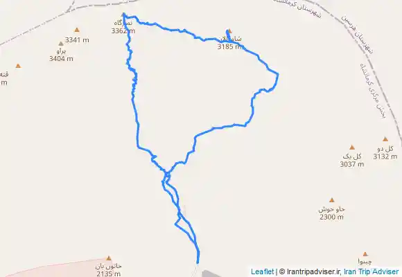 ترک جی پی اس نمازگاه و شاودالان