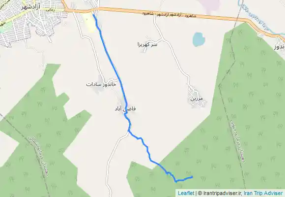 ترک جی پی اس آبشار لاشو