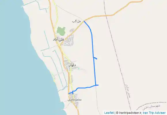 ترک جی پی اس کلوت های دلوار بوشهر