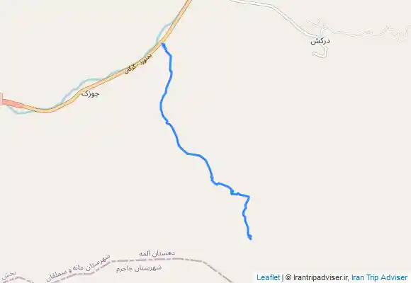 ترک جی پی اس جوزک- قله یامان داغی از چناران