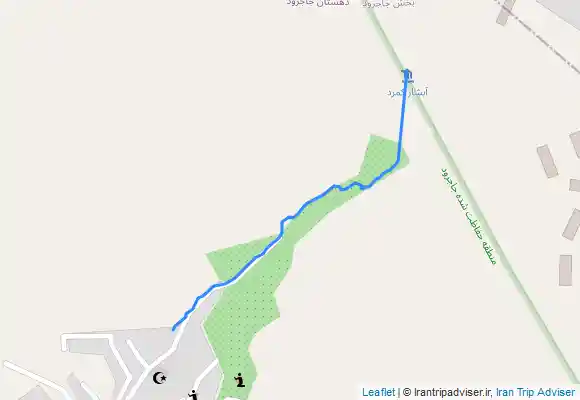 ترک جی پی اس آبشار کمرد. Kamard waterfall