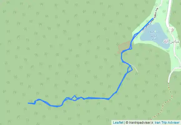 ترک جی پی اس عباس اباد به کلبه اتشنشانی و برگشت