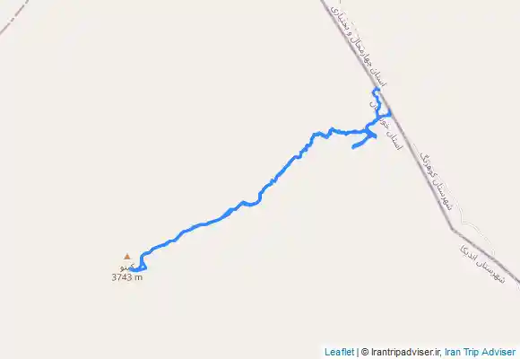 ترک جی پی اس قله کینو ارتفاع ۳۷۴۵