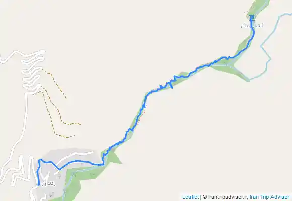 ترک جی پی اس آبشار رندان ( Randan Waterfall )