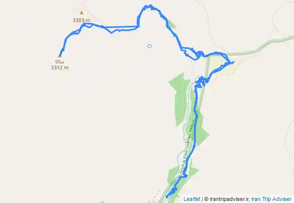 ترک جی پی اس قله ساکا از دشت هویج