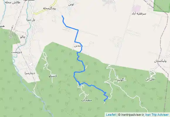 ترک جی پی اس آبشار کوهسر