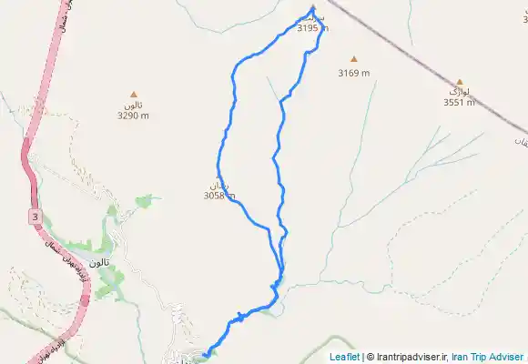 ترک جی پی اس خط الراس رندان به سرلت