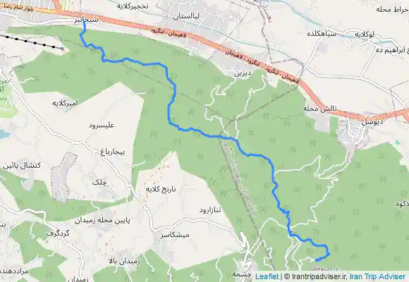 ترک جی پی اس شیخ زاهد به اته کوه