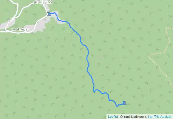 ترک جی پی اس آبشار چوشل