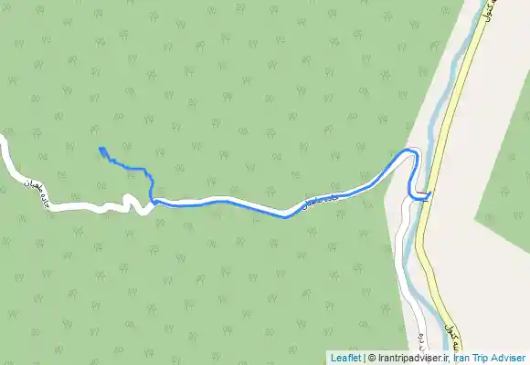 ترک جی پی اس مسیر برگشت از آبشار جنکلو تا جاده اصلی