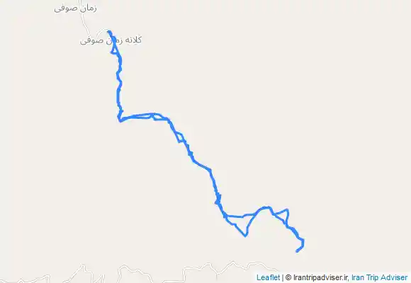 ترک جی پی اس روستای زمان صوفی تا قله تیغ بل و برگشت به زمان صوفی