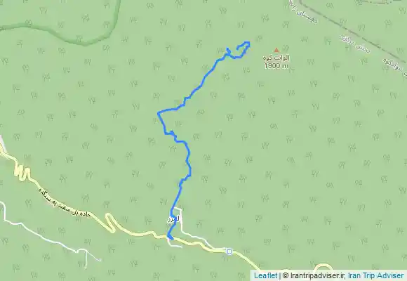 ترک جی پی اس قله الوات از روستای لمزر گروه کوهنوردی ارفع