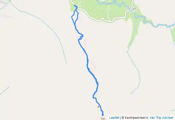 ترک جی پی اس صعود به قله پورا از روستاى ارنگه