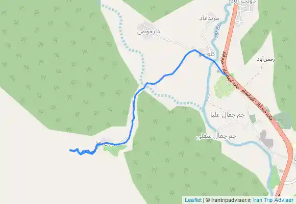 ترک جی پی اس مسیر هفت حوض