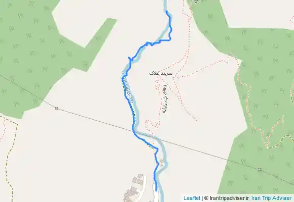 ترک جی پی اس مسیر برگشت از آبشار غلاک