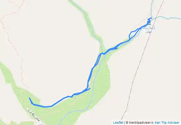 ترک جی پی اس آبشار برگ جهان