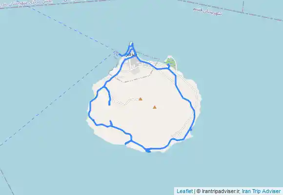 ترک جی پی اس گردش اطراف جزیره هرمز