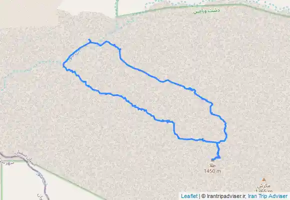 ترک جی پی اس قله طلا ورامین